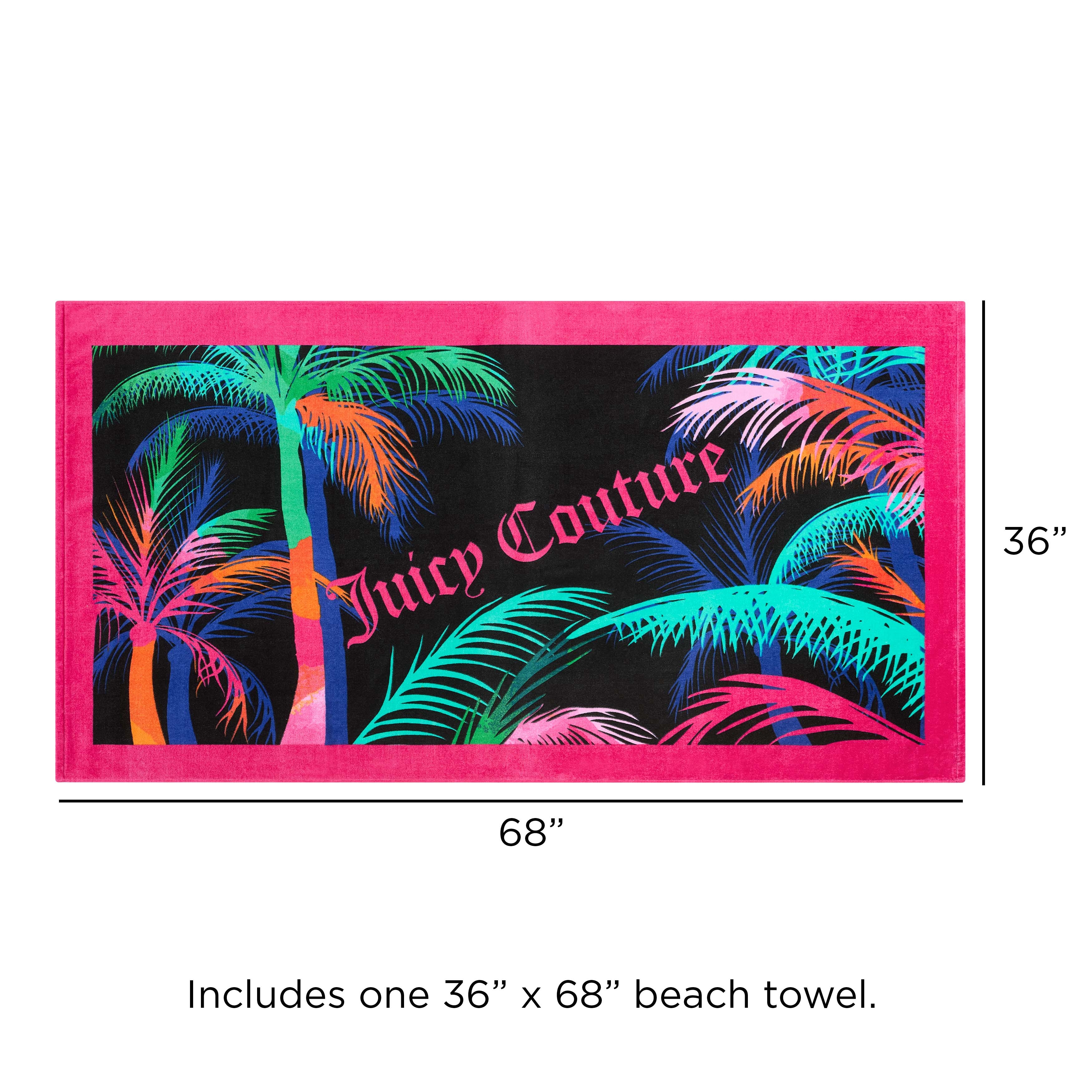 Juicy couture beach towel online
